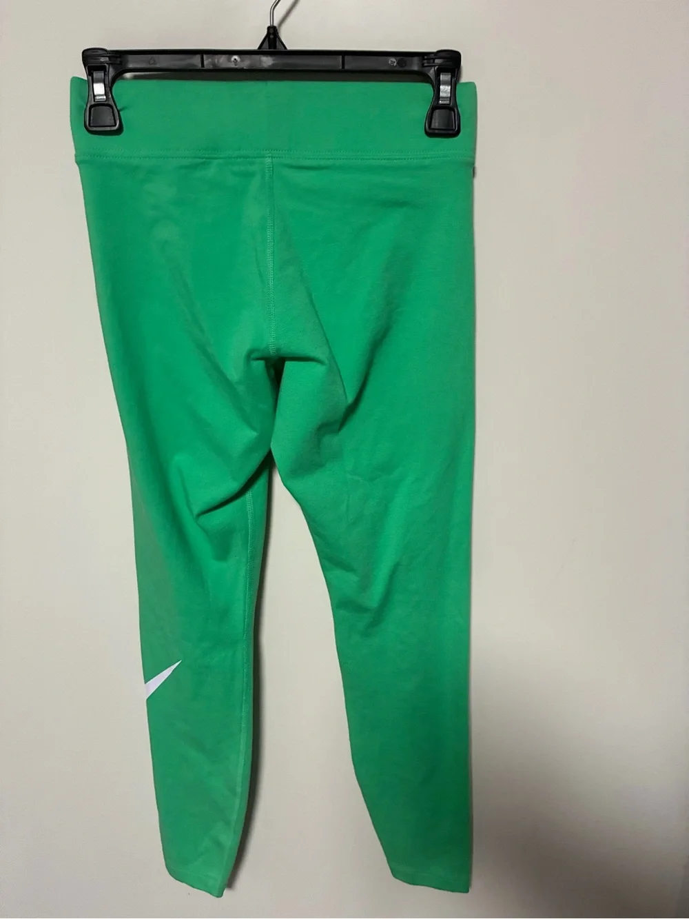 Nike Bright Green Leggings with White Swoosh
